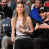 Celebrities At The Los Angeles Lakers Game
