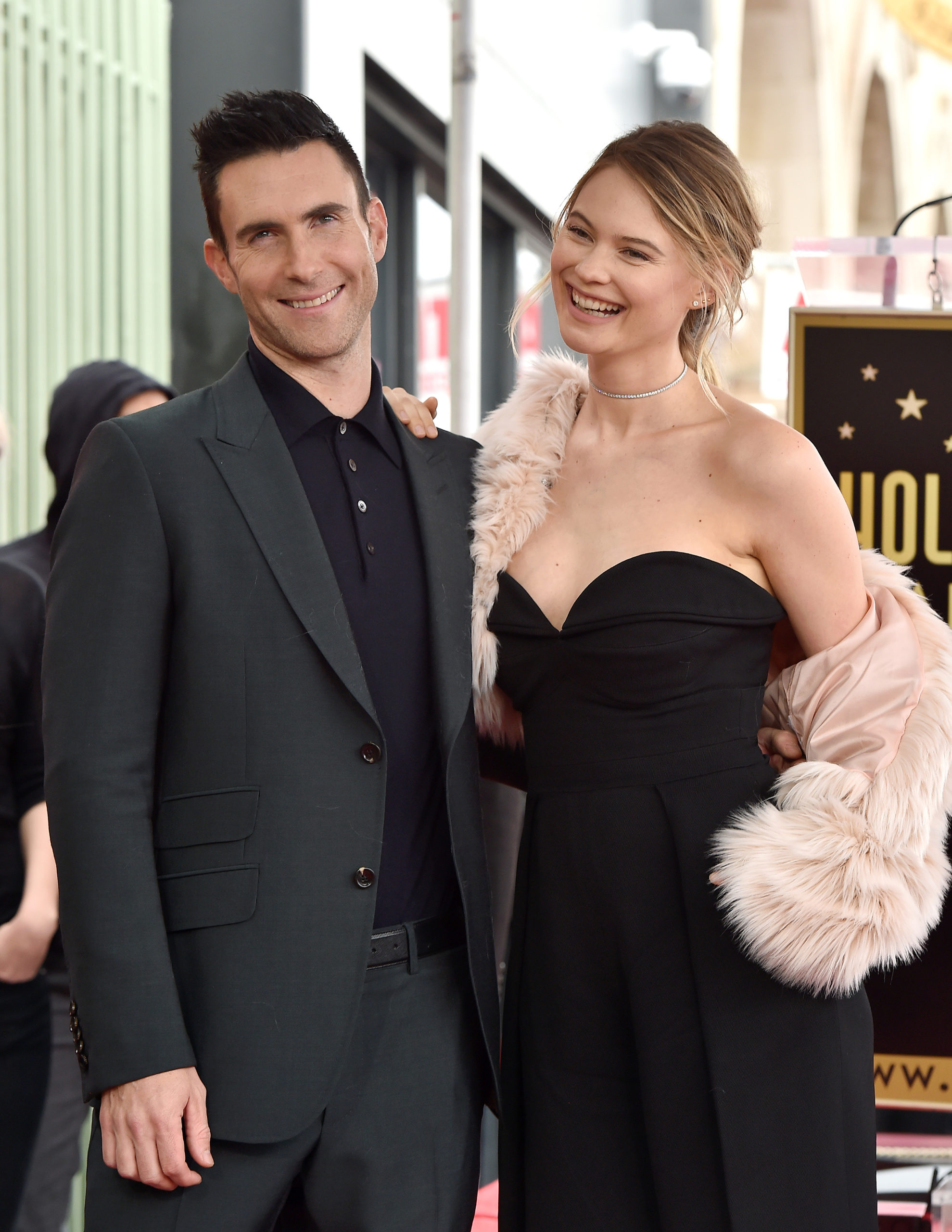 Adam Levine Honored With Star On The Hollywood Walk Of Fame