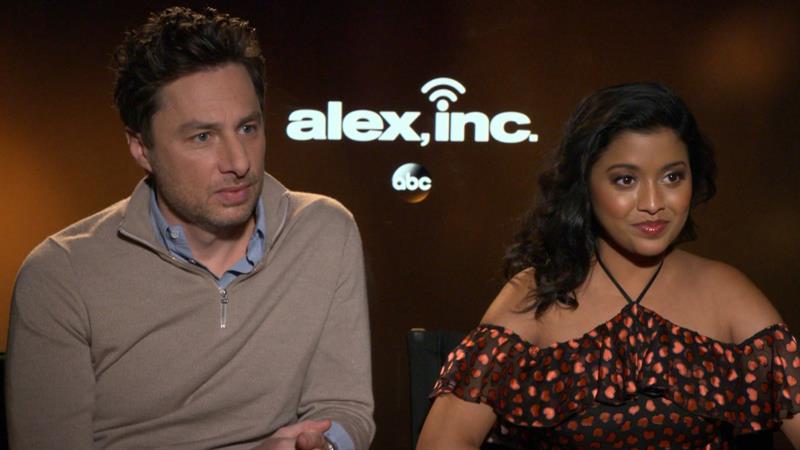 Alex Inc Zach Braff & Tiya Sircar Talk New Comedy 'Alex, Inc.' | Access