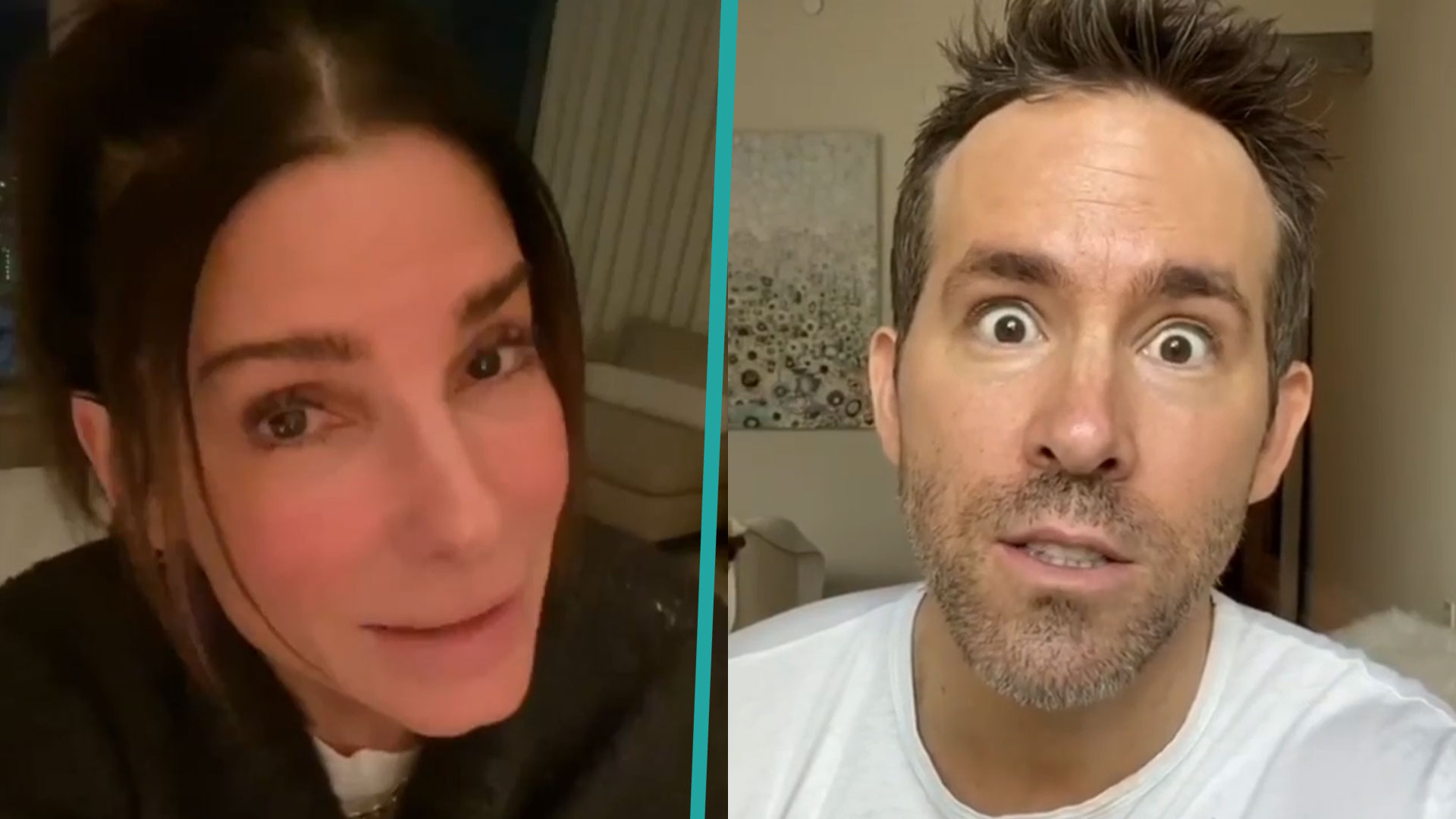 Ryan Reynolds And Sandra Bullock Compete For Betty White's Love In 98th