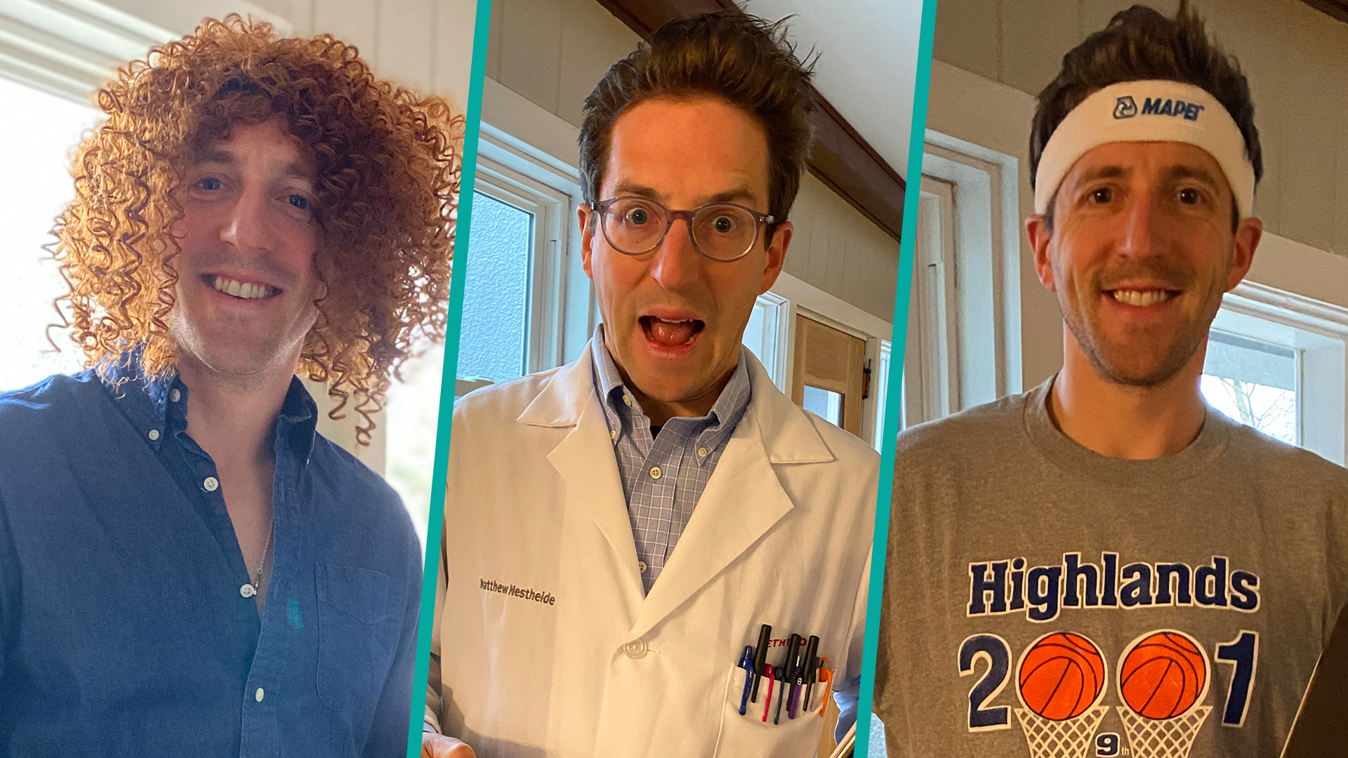 Dad Delights In Fun Quarantine Costumes While Homeschooling 3 Daughters