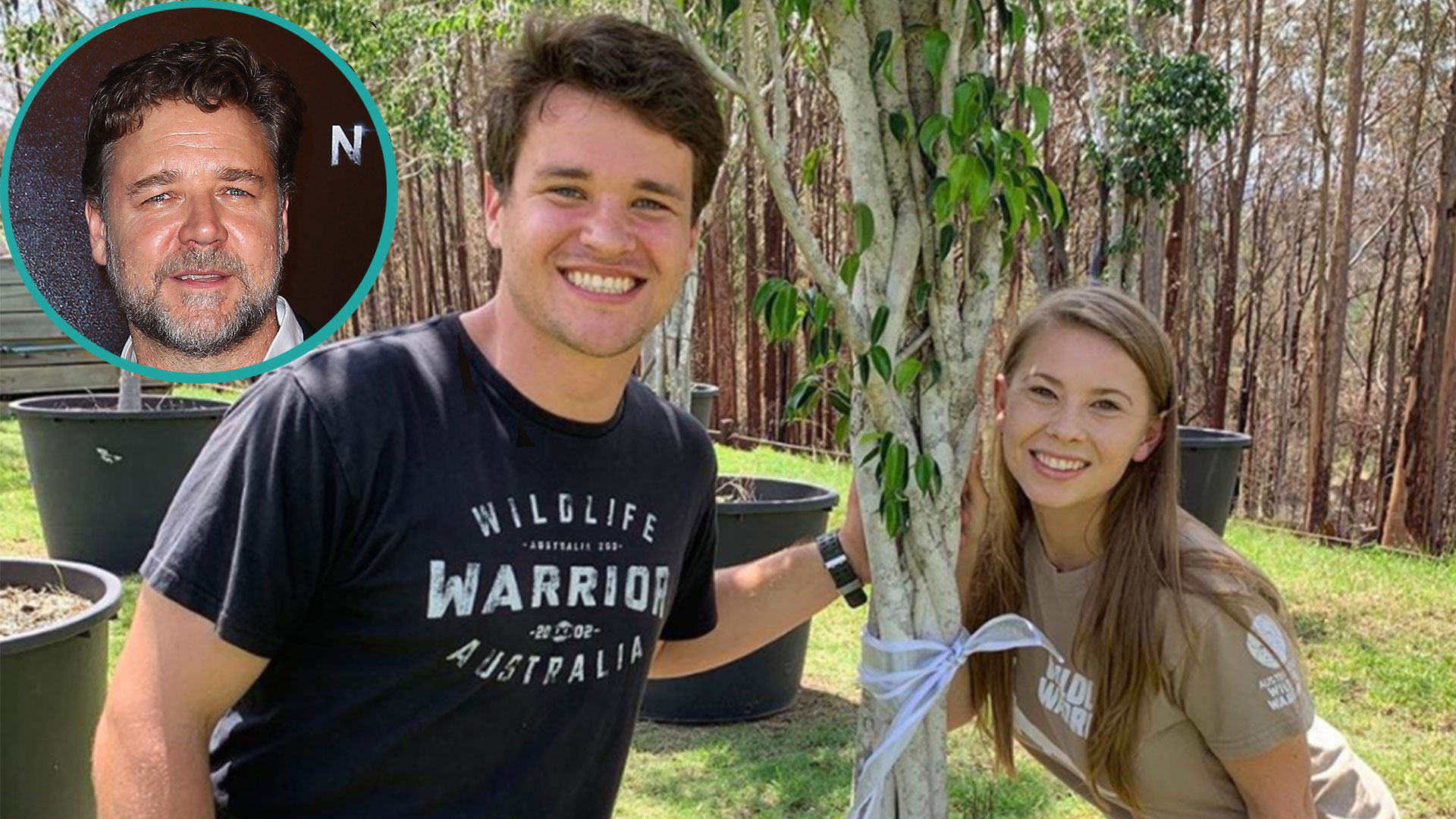 Bindi Irwin & Chandler Powell Thank Russell Crowe For Unique Wedding(02)