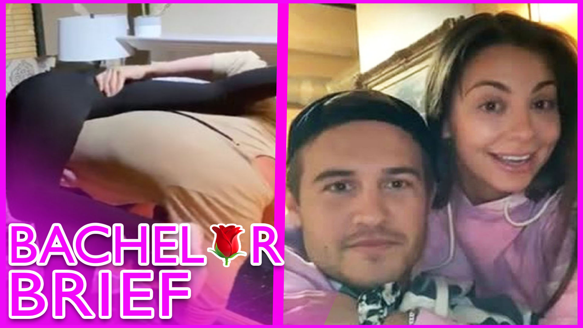 Peter Weber & Kelley Flanagan Get Super Handsy In TikTok Challenge