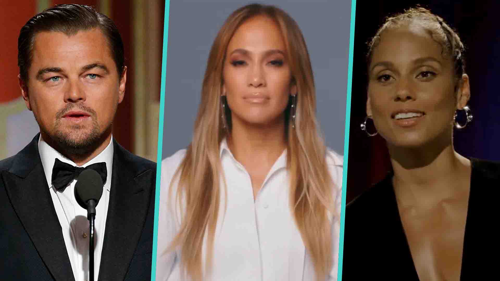 Jennifer Lopez, Alicia Keys, Leonardo DiCaprio & More Encourage Fans To