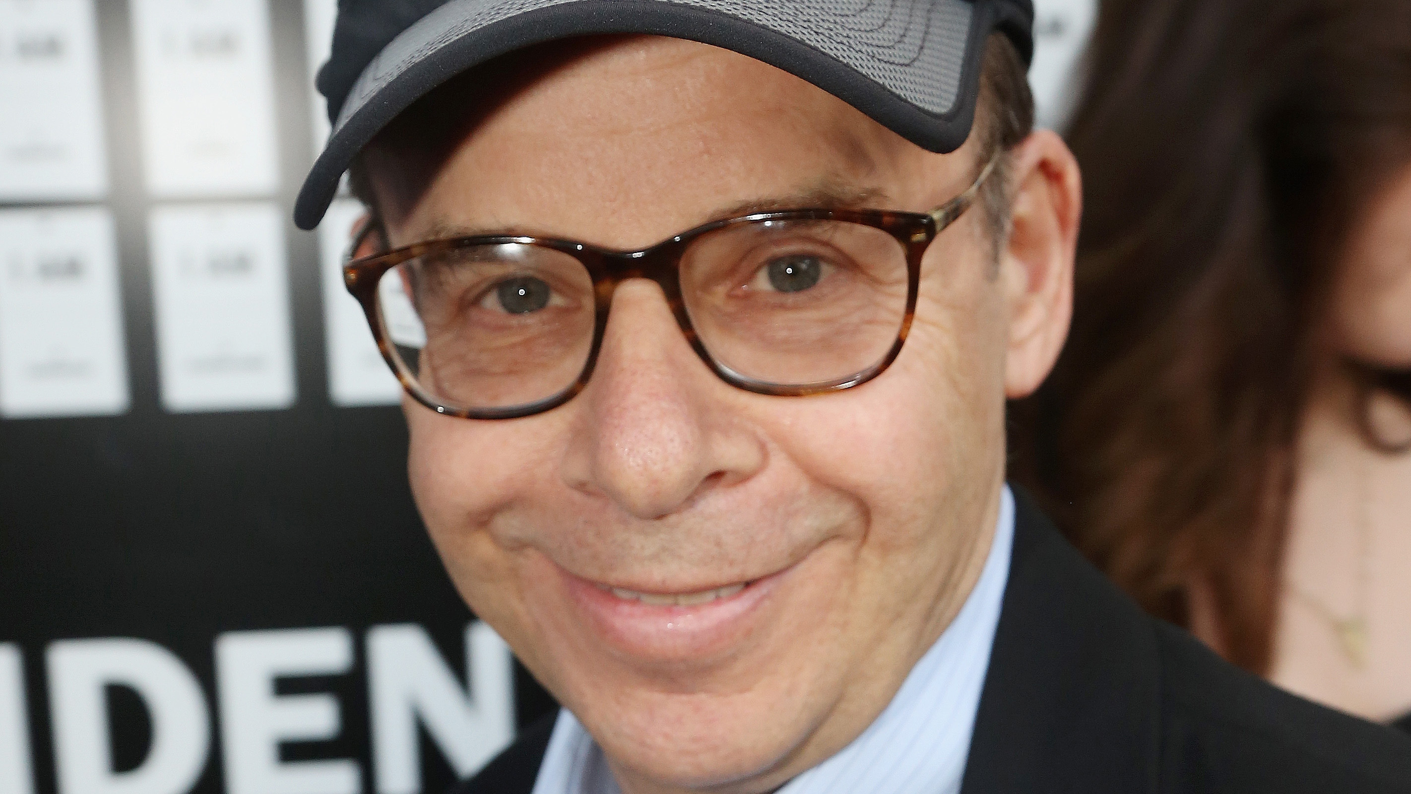 NEW YORK, NY - APRIL 12: Rick Moranis poses at the opening night arrivals of "In & Of Itself" at The Daryl Roth Theatre on April 12, 2017 in New York City. (Photo by Bruce Glikas/FilmMagic)