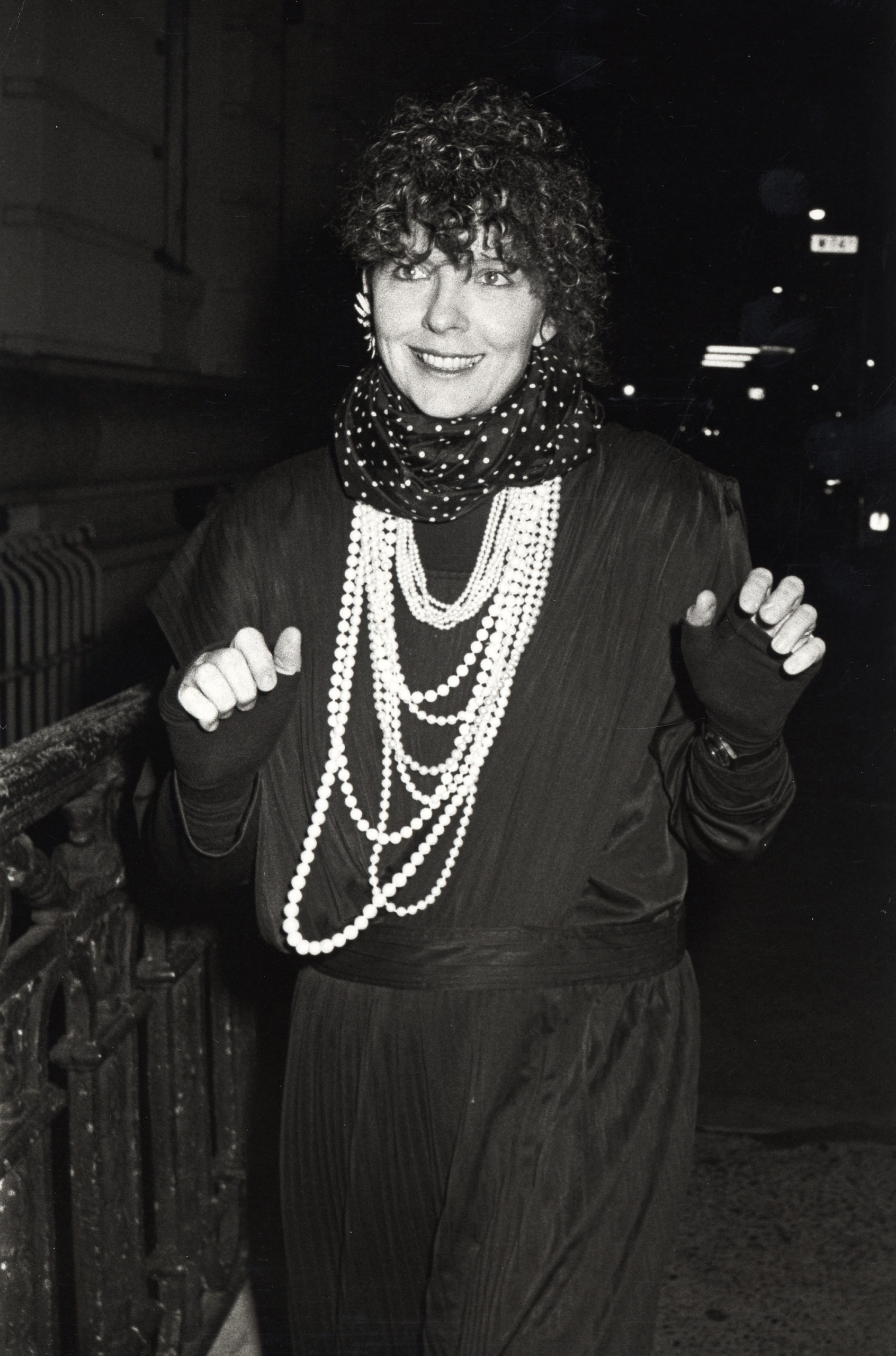 Diane Keaton Sighing at Her Central Park West Apartment in New York City - November 17, 1985