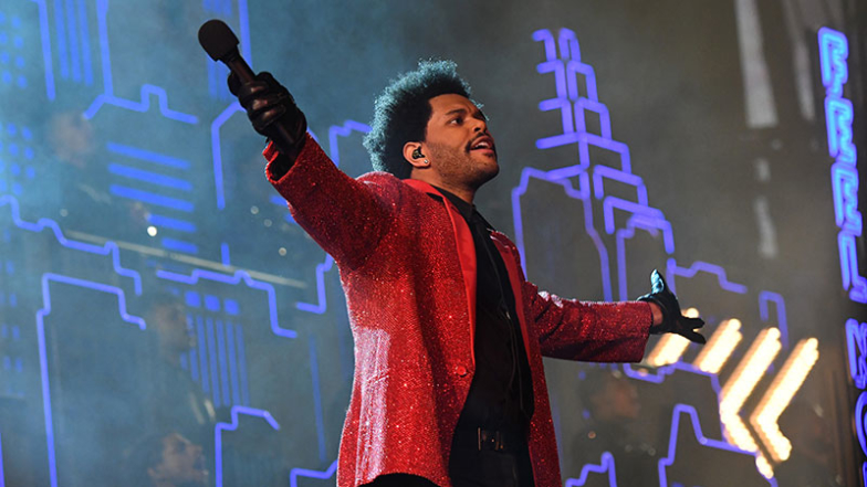 What The Weeknd wore at the Super Bowl halftime show