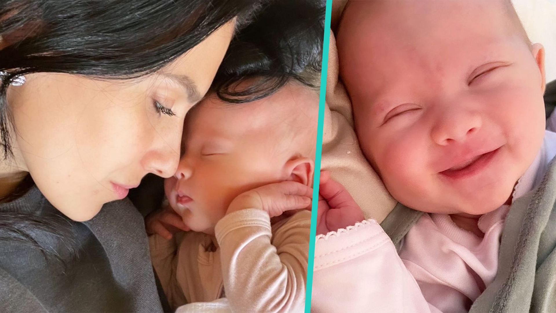 Hilaria Baldwin Celebrates Baby Lucia Turning 1 Month Old With Smiling(01)
