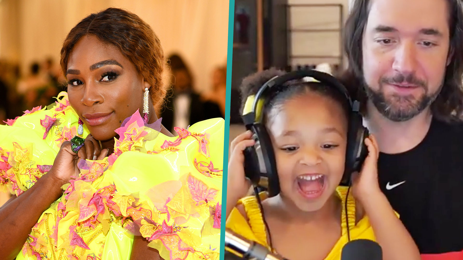 Serena Williams' Daughter Olympia Adorably Crashes Dad Alexis Ohanian's
