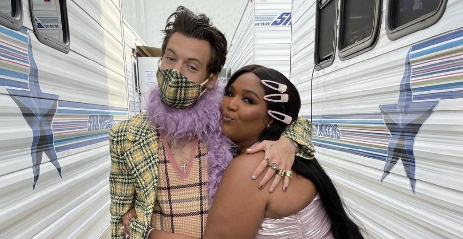 Harry Styles And Lizzo Hug It Out At The 21 Grammy Awards Access