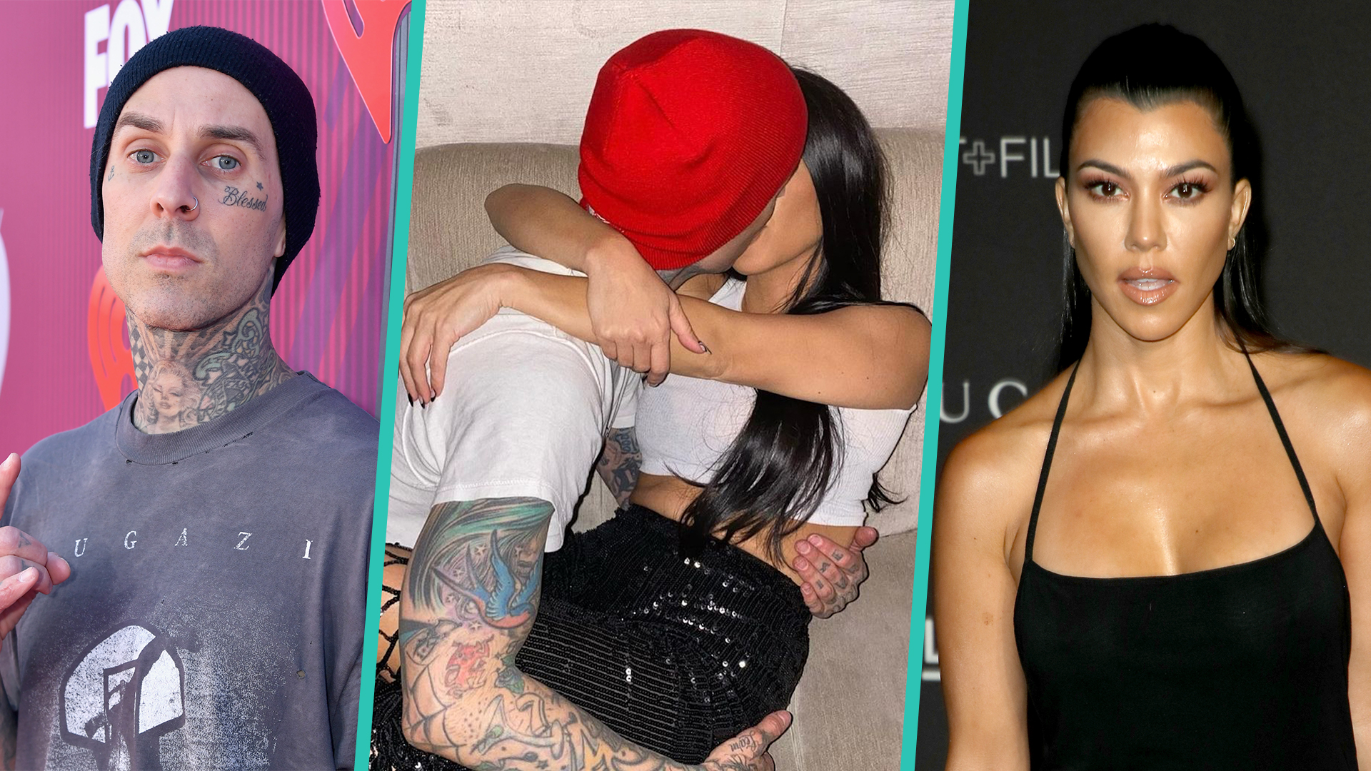 Travis Barker Showers Kourtney Kardashian With PDAPacked
