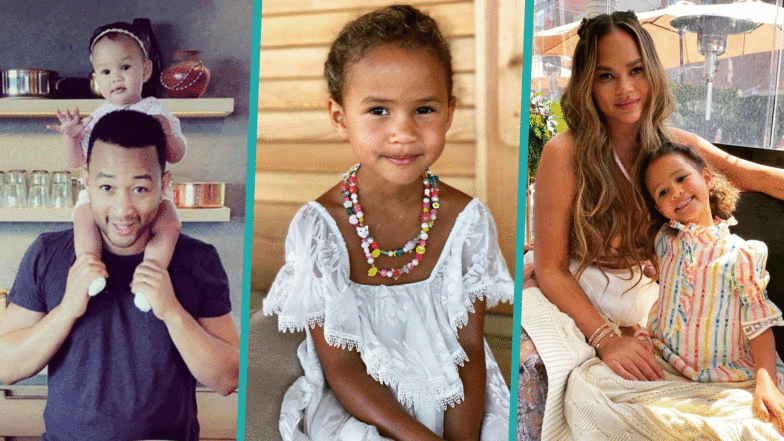 Cute Snapshots Of Chrissy Teigen & John Legend’s Daughter Luna