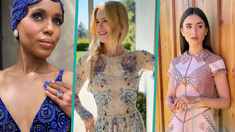 2021 SAG Awards Fashion: Kerry Washington, Lily Collins and More Stars Shimmer and Shine