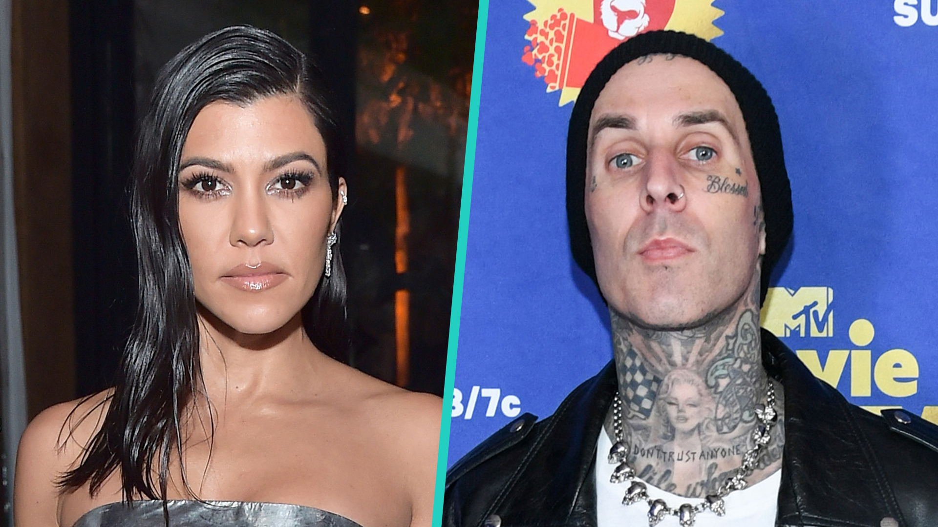 Kourtney Kardashian & Travis Barker Return To Disneyland With Her