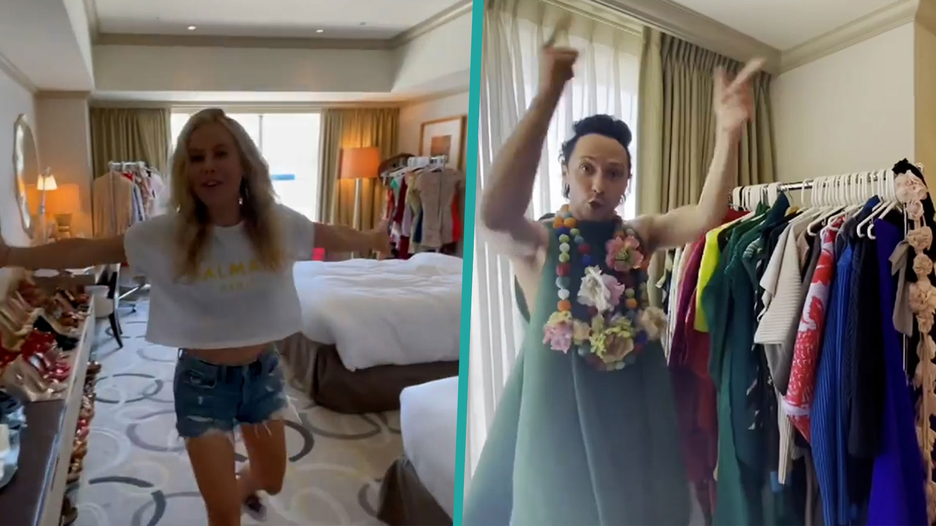 Johnny Weir & Tara Lipinski's Hotel Rooms Are Filled With Lavish(01)