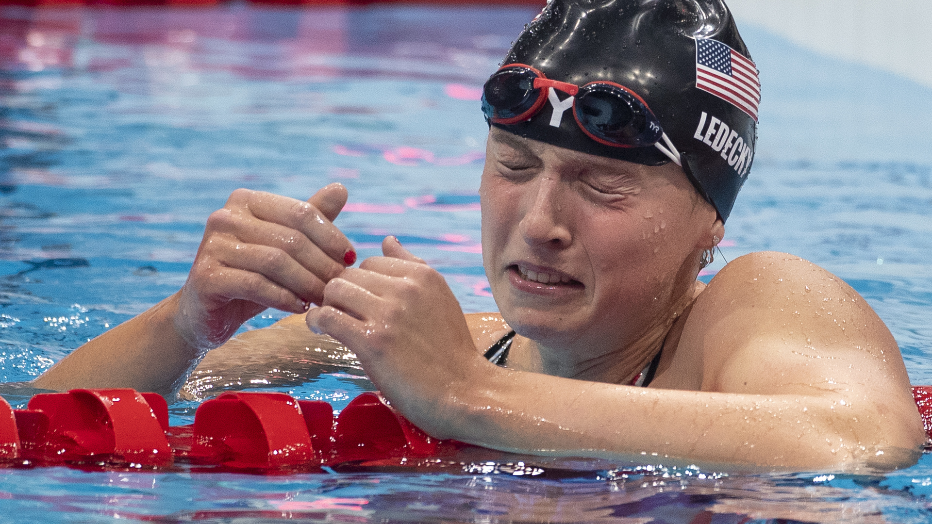 Katie Ledecky Get Emotional After Winning History Making Gold At Tokyo