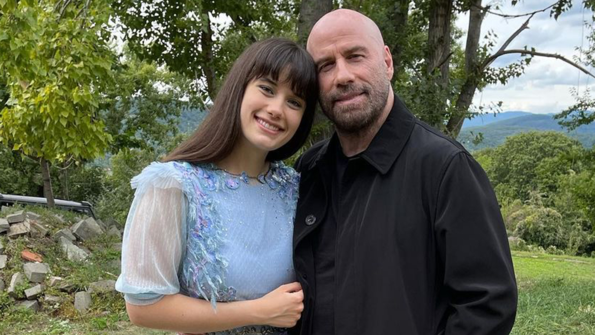 Ella Travolta Calls John Travolta Her 'Hero' In FatherDaughter Day(01)