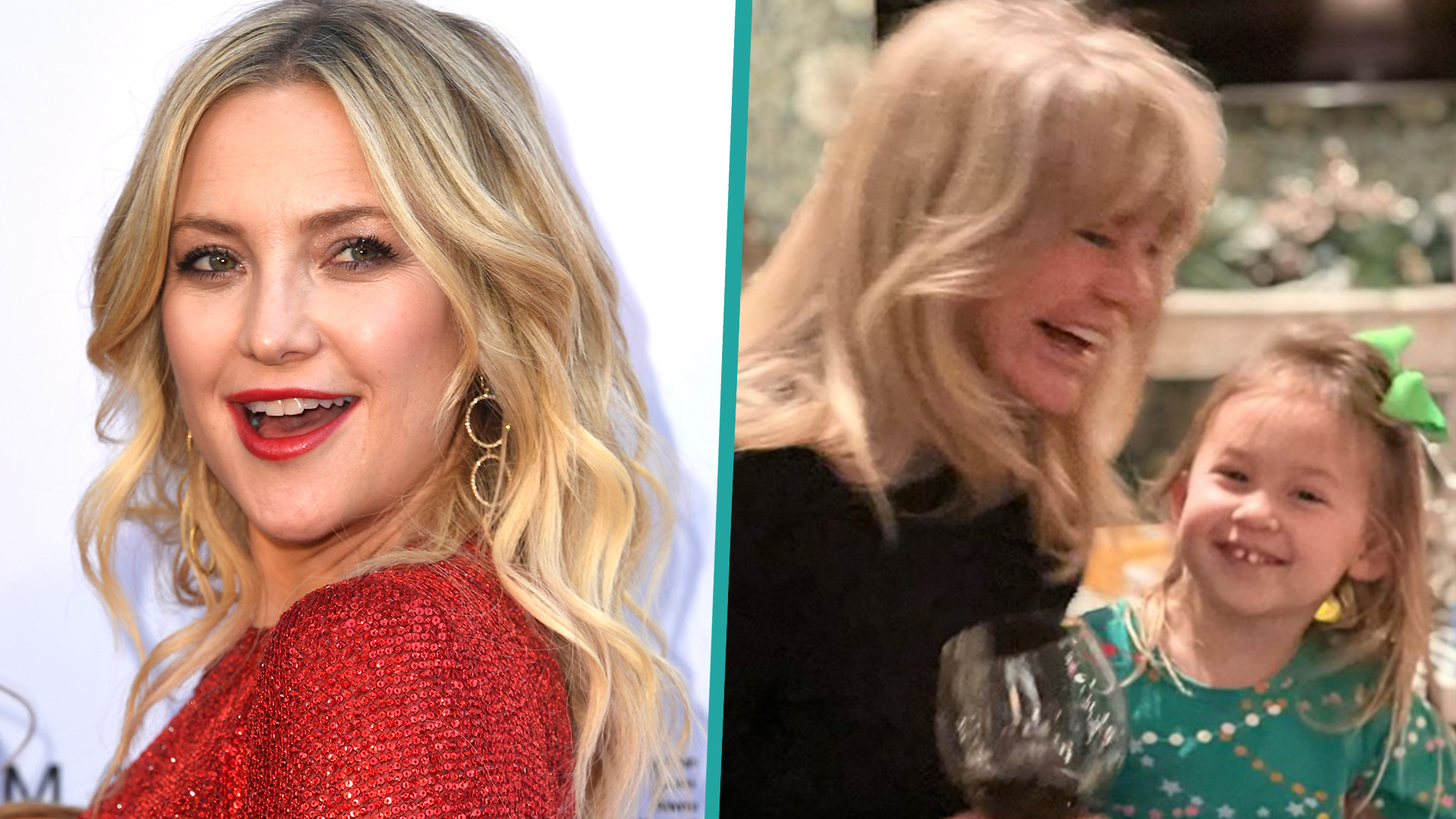 Kate Hudson Posts Festive Pic Of Mom Goldie Hawn & Daughter Rani