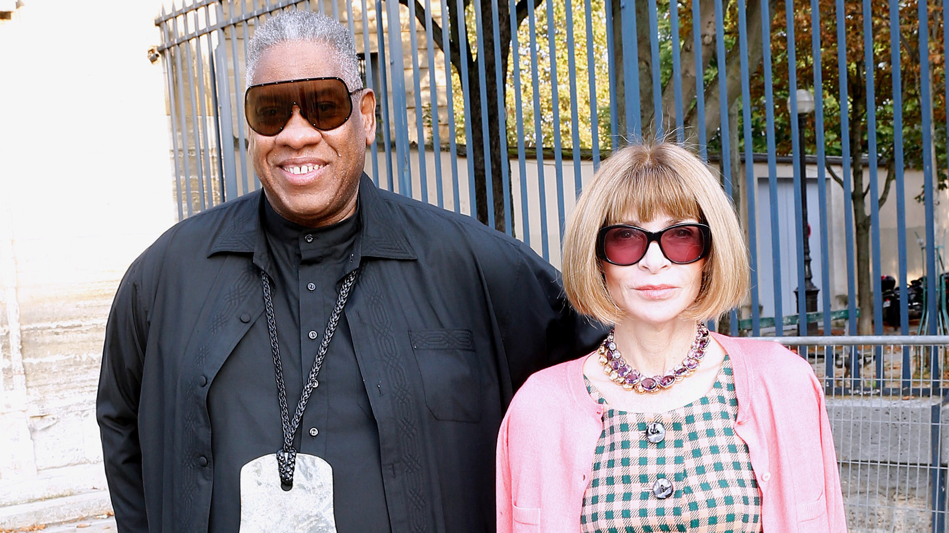 André Leon Talley and Anna Wintour made up before his death