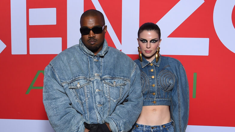 Kanye West & Julia Fox Make Red Carpet Debut Wearing Matching Denim Ensembles