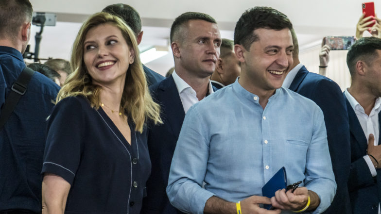 Ukraine President Zelenskyy & Wife Olena's Life In Photos