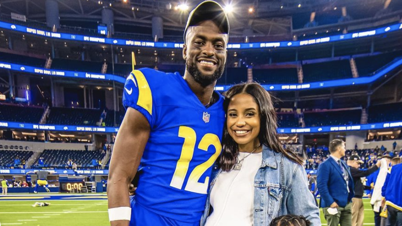 LA Rams' Van Jefferson's Wife Samaria Goes Into Labor Mid-Super Bowl & Pair  Welcome Baby No. 2