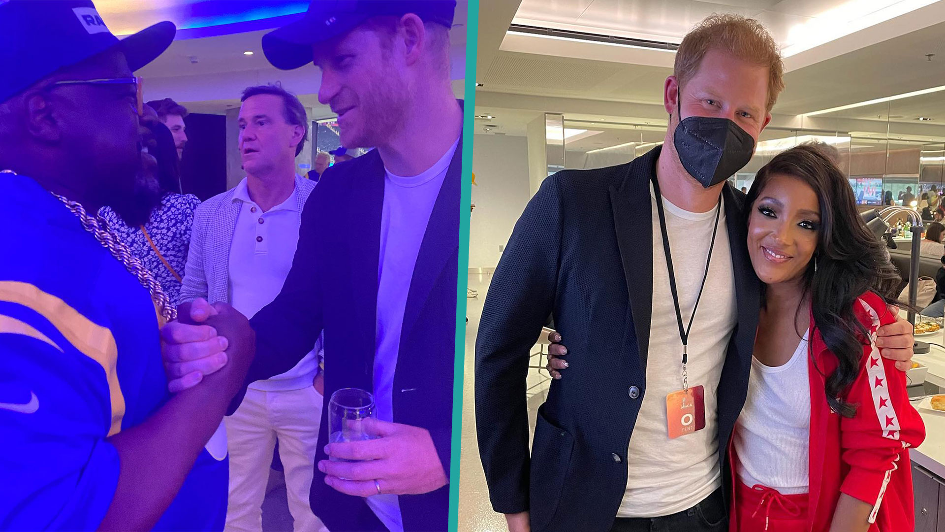 Prince Harry Celebrates Super Bowl Win In Rams Locker Room, Hangs With