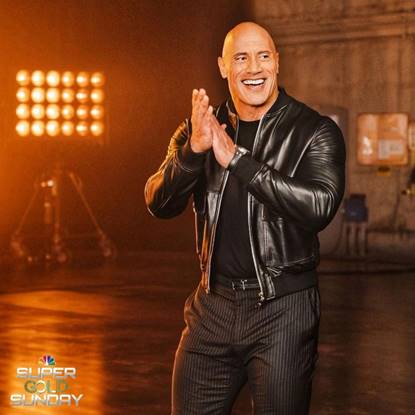 dwayne johnson super bowl