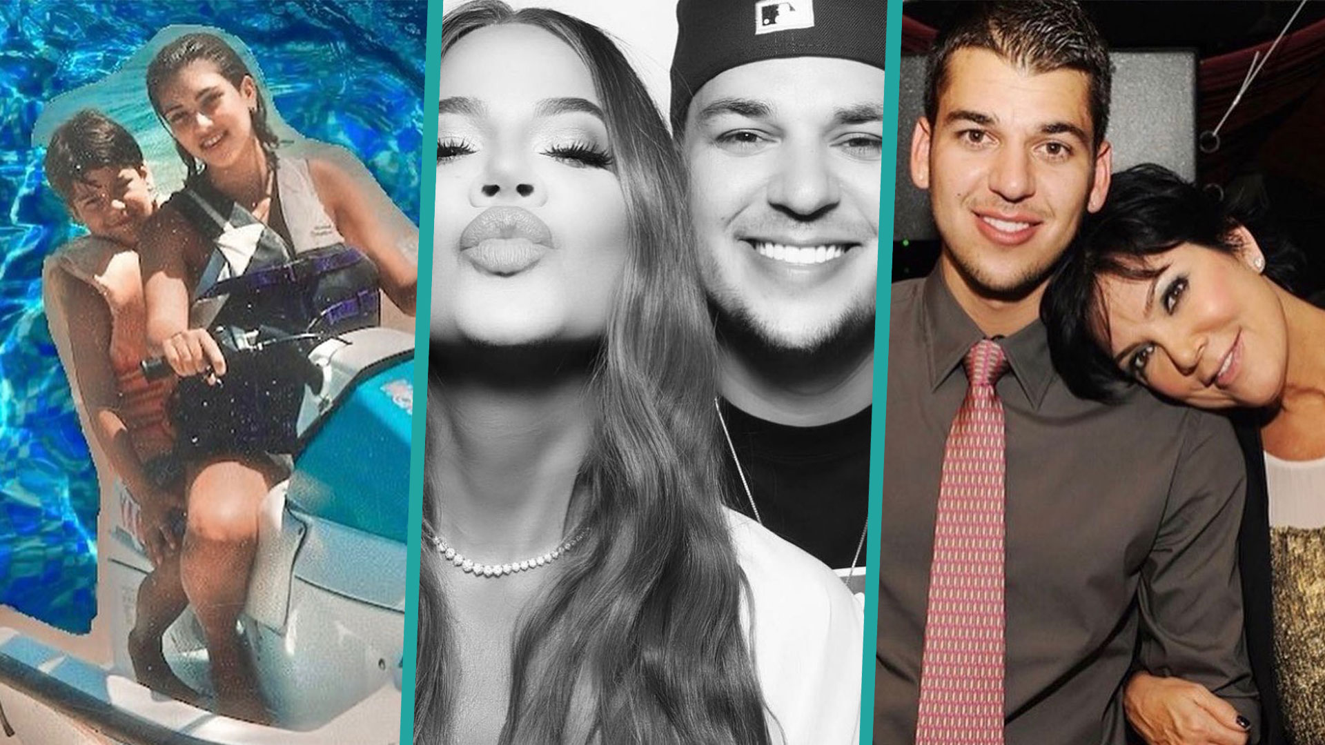 Kim Kardashian & Khloé Kardashian Celebrate Rob Kardashian's 35th