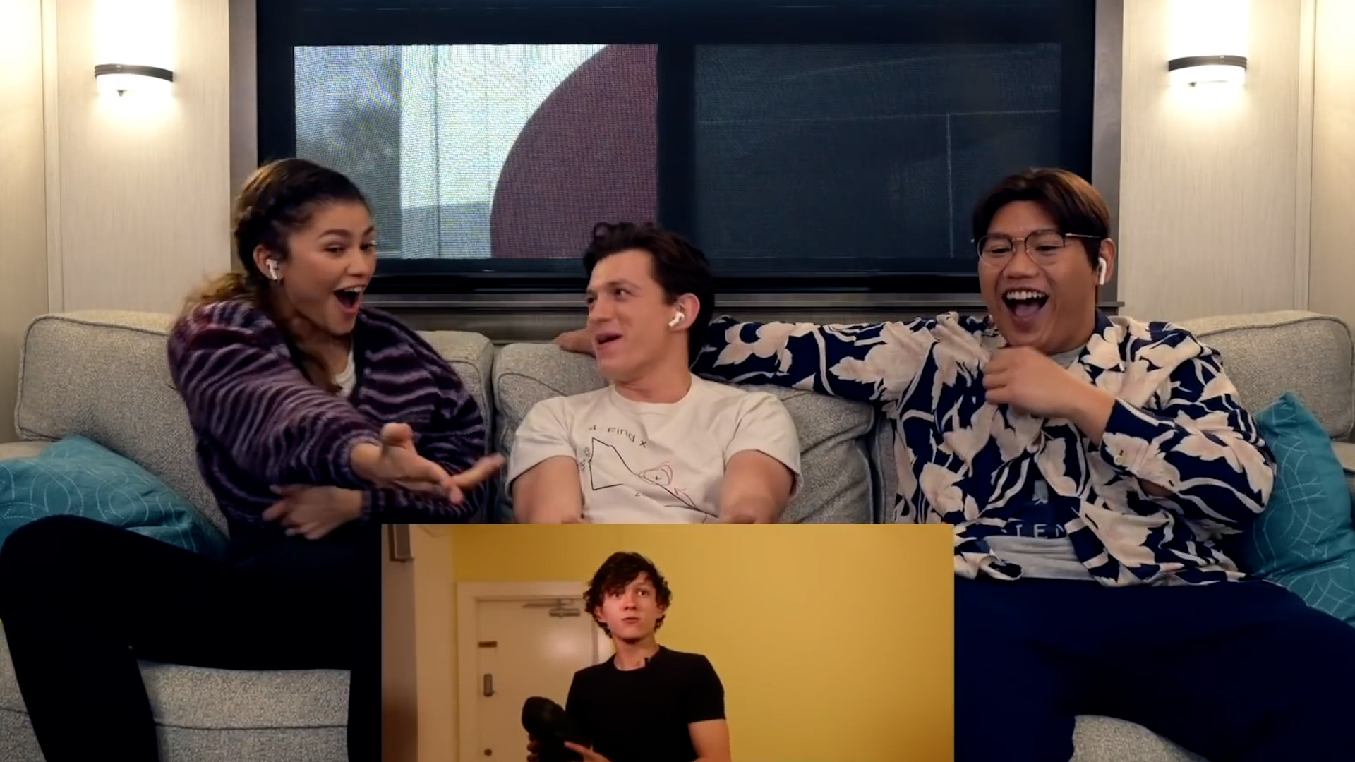 Tom Holland And Zendaya Hilariously React To Their Original 'SpiderMan