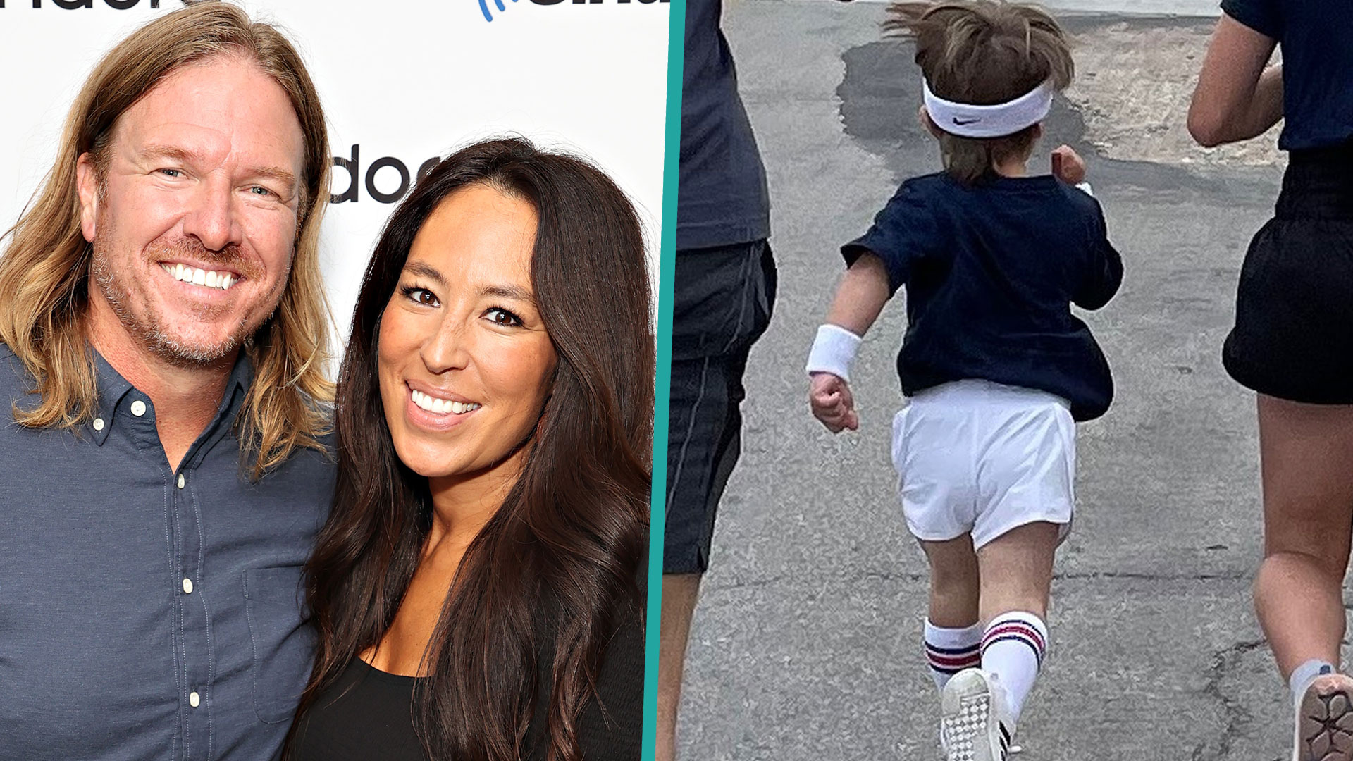 Joanna Gaines' Son Crew Adorably Runs His Heart Out Alongside Dad Chip