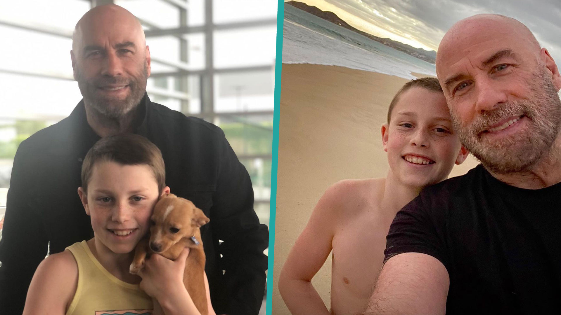 John Travolta's 11YearOld Son Ben Shows Off Impressive Parkour Skills(02)