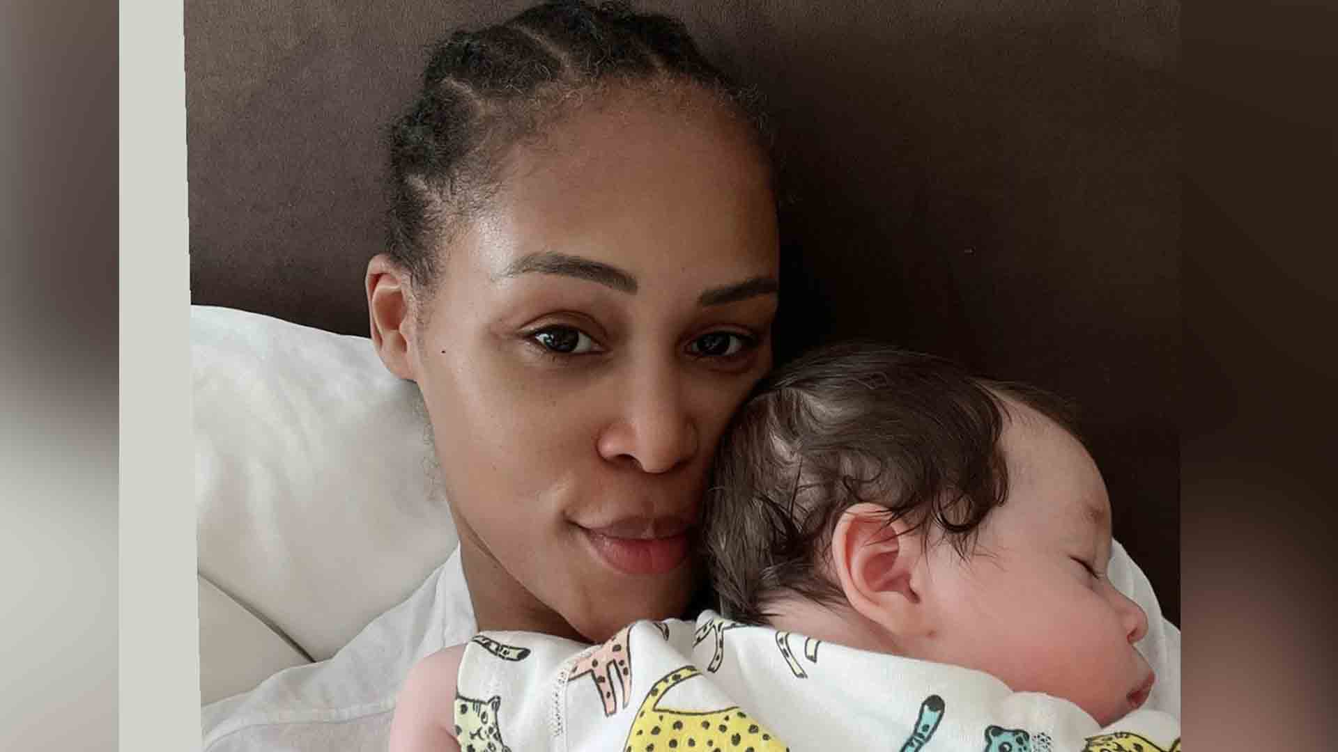 Eve Gushes That She Has 'Never Been This Happy' While Cuddling Baby Son