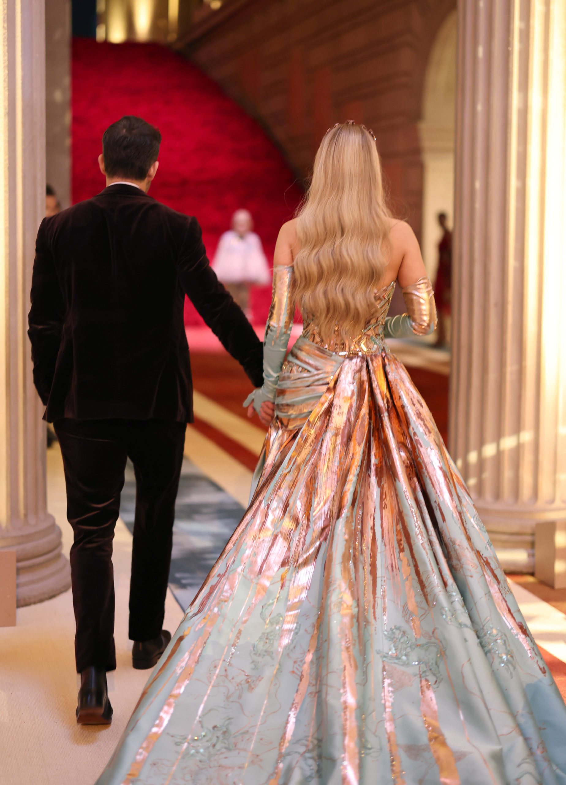 blake lively and ryan reynolds met gala