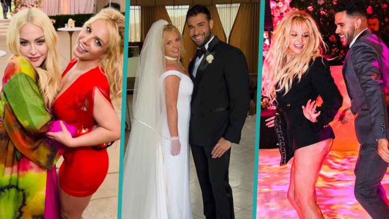 Sam Asghari Celebrates He & Britney Spears' First Year Of Marriage