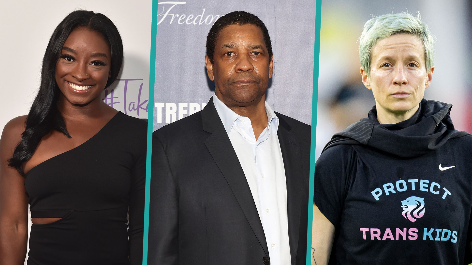 Simone Biles, Denzel Washington, Megan Rapinoe & More Receiving