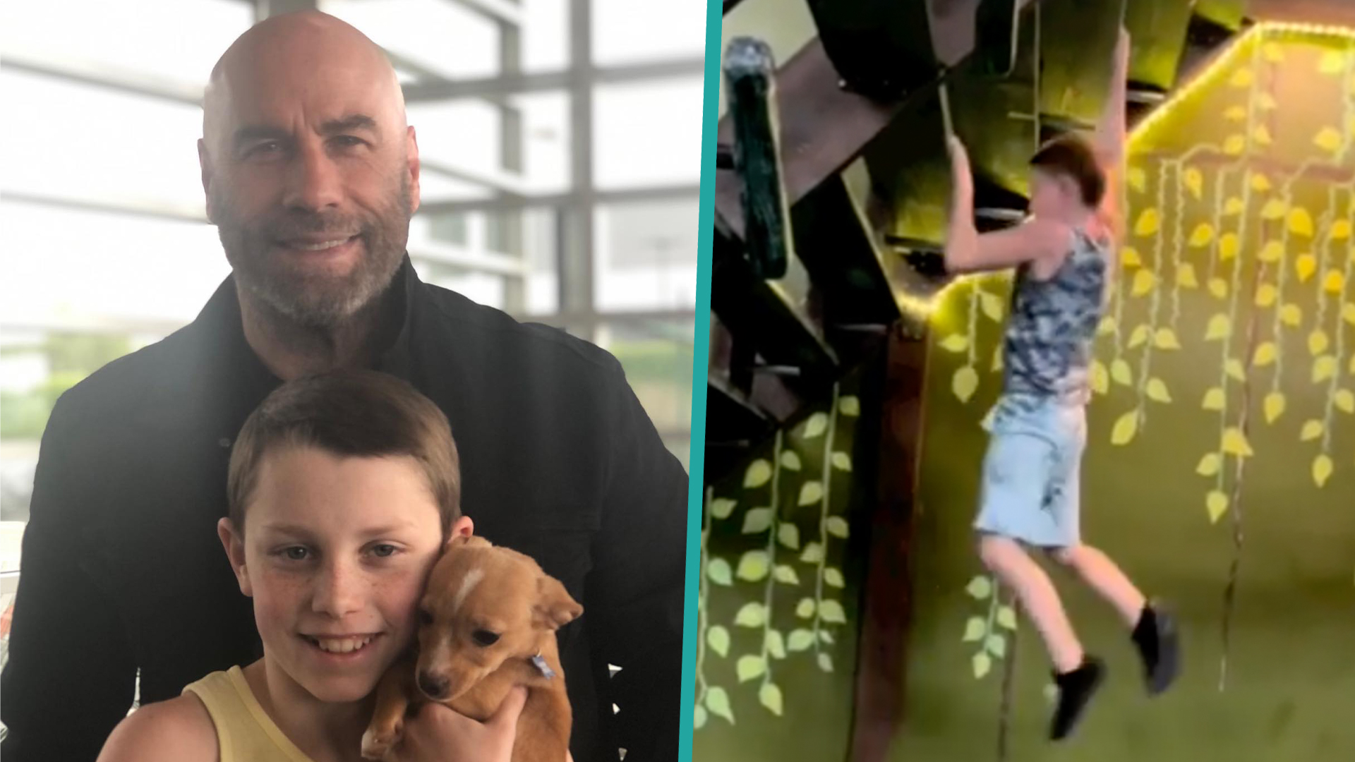 John Travolta’s 11YearOld Son Ben Achieves New Level Of Ninja(01)