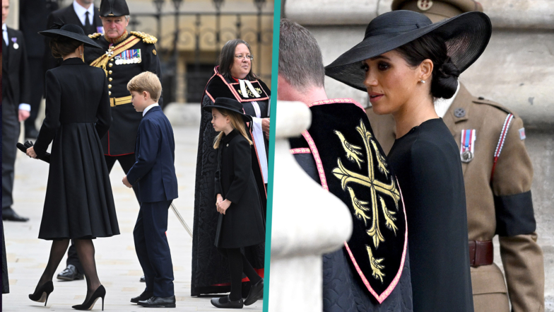 Kate Middleton, Meghan Markle Join Royal Family At Queen Elizabeth’s Funeral