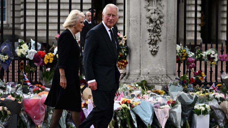 King Charles III & Queen Consort Camilla View Tributes & Meet With Mourners