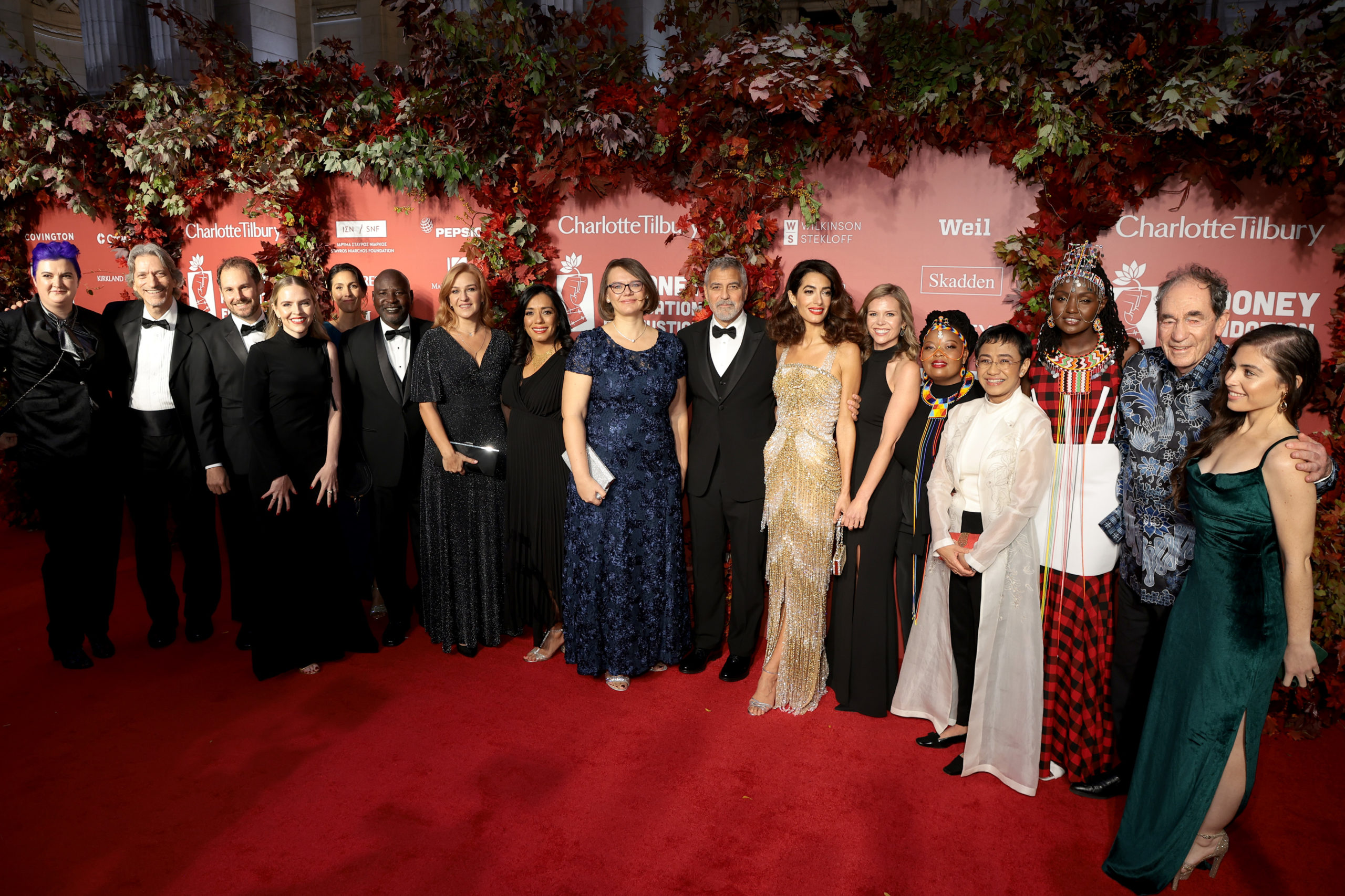 George Clooney And Amal Clooney Honor Global Justice Defenders At First