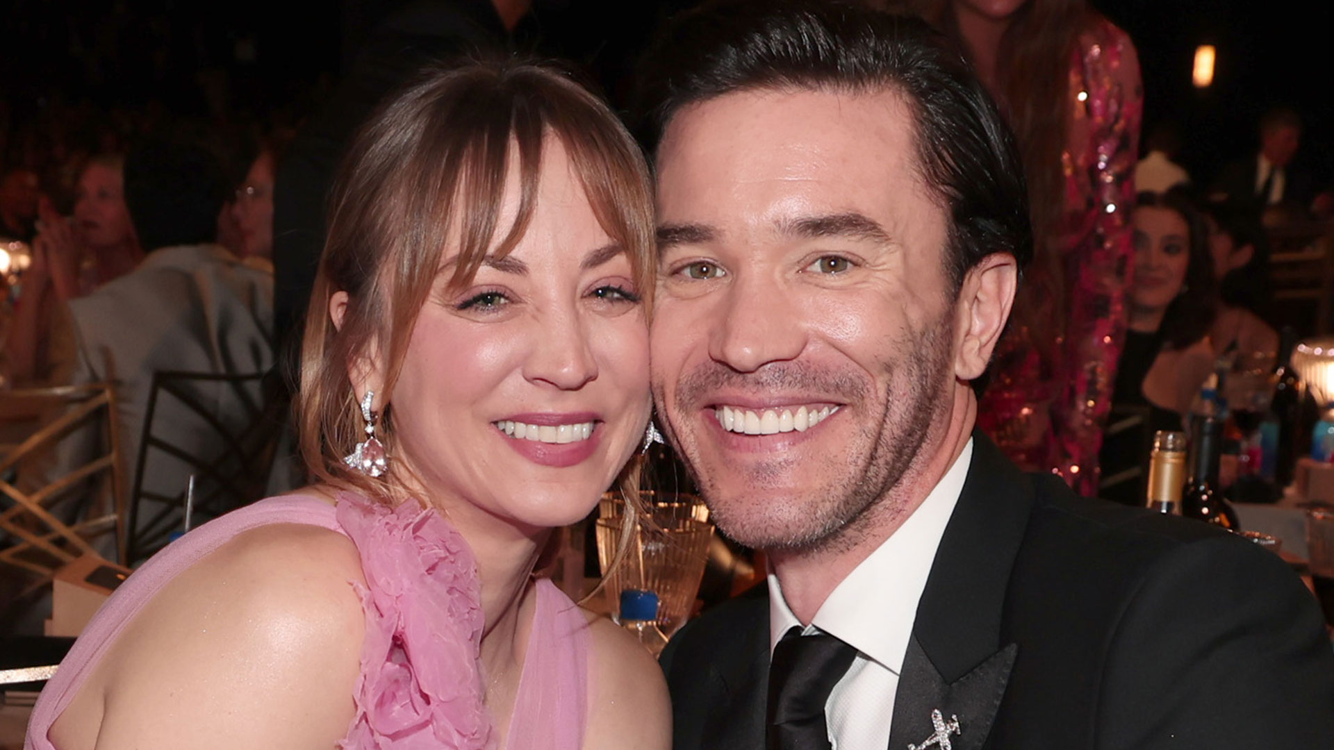 Kaley Cuoco Gushes Over 'Best Baby Daddy' Tom Pelphrey Surprising Her