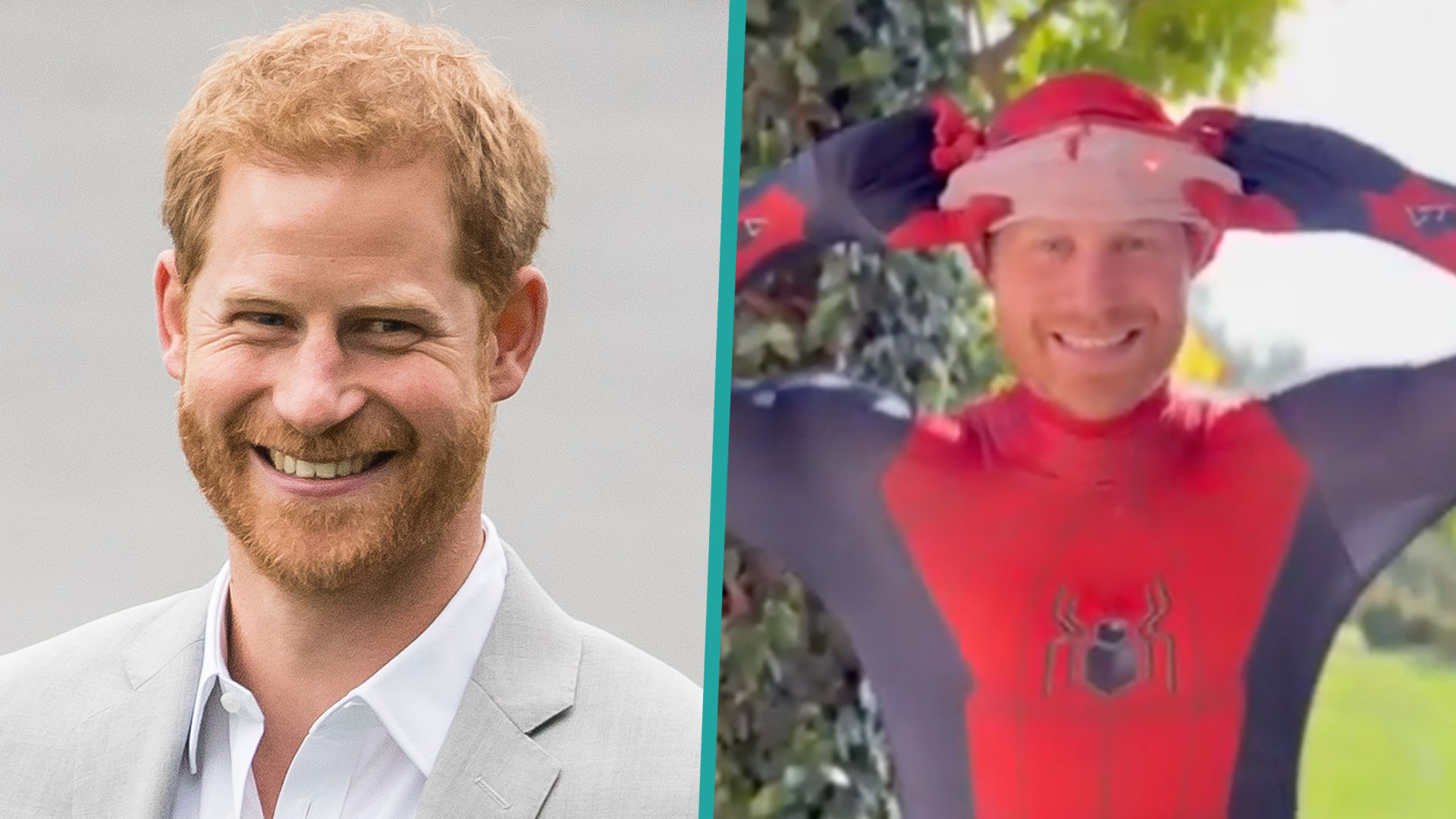 Prince Harry Dresses As SpiderMan In Touching Holiday Message For