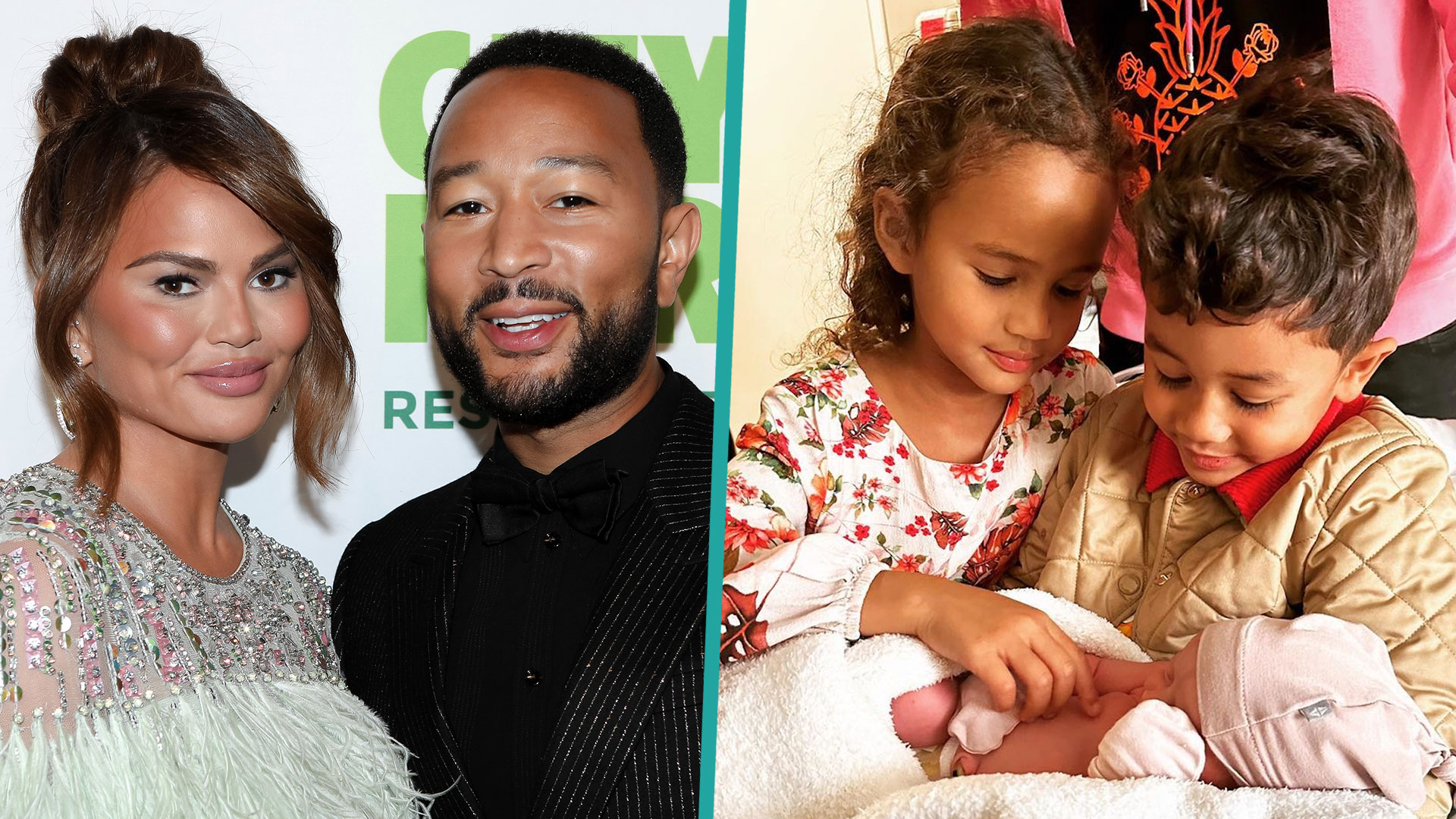 Chrissy Teigen Shares First Photo Of Newborn Daughter & Reveals Her