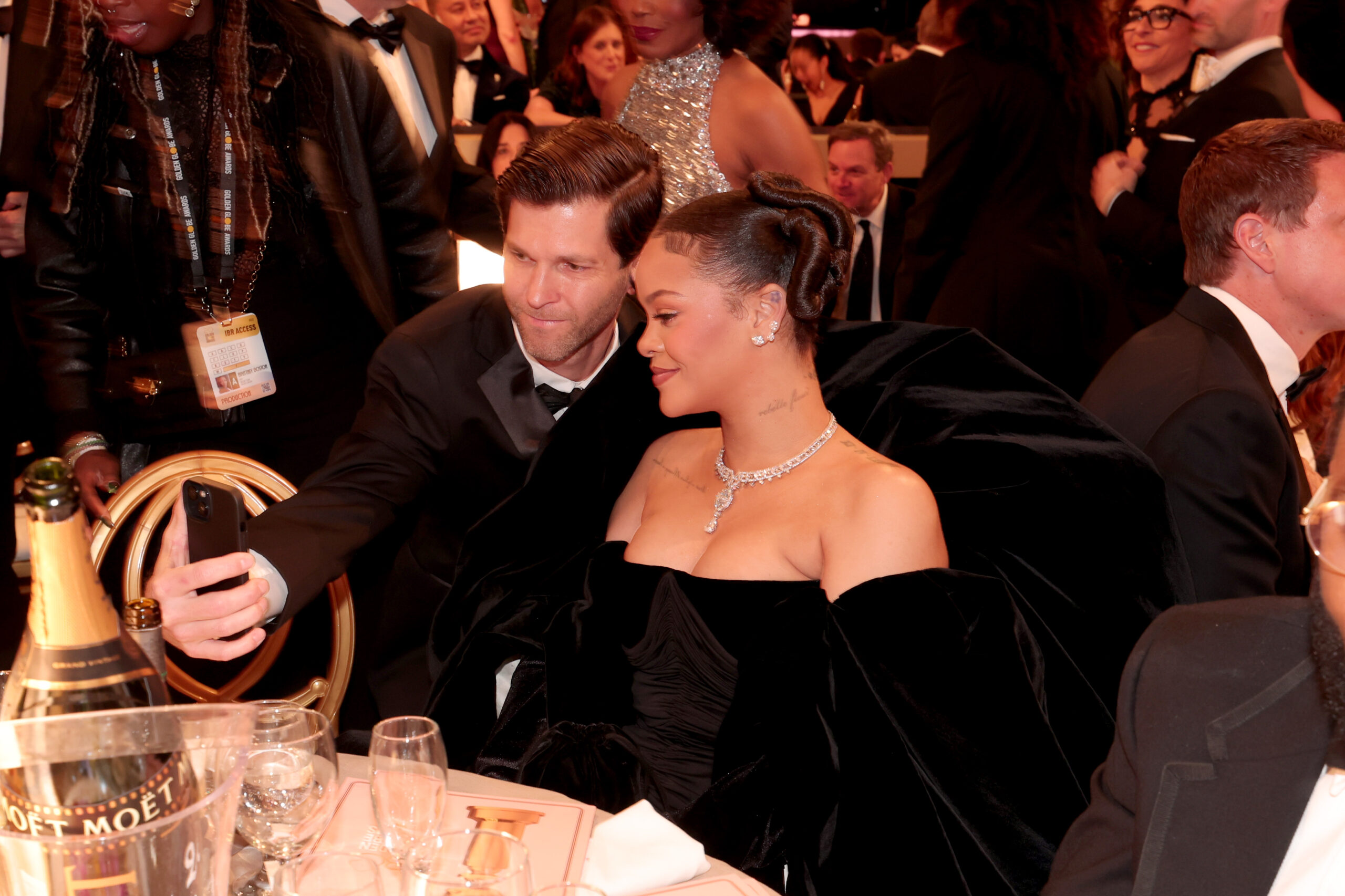 rihanna golden globes 2023 dress ASHLEYlauren Style 12185 main image 1