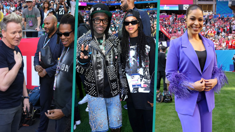 Super Bowl LVII: Jay-Z, Blue Ivy, Joel McHale and More Celebs At The Big Game