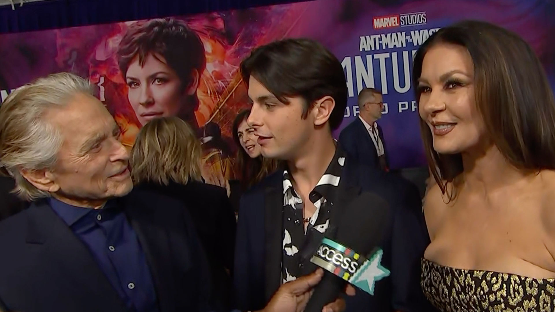 Catherine ZetaJones Shares With Michael Douglas & Son Carys About Her