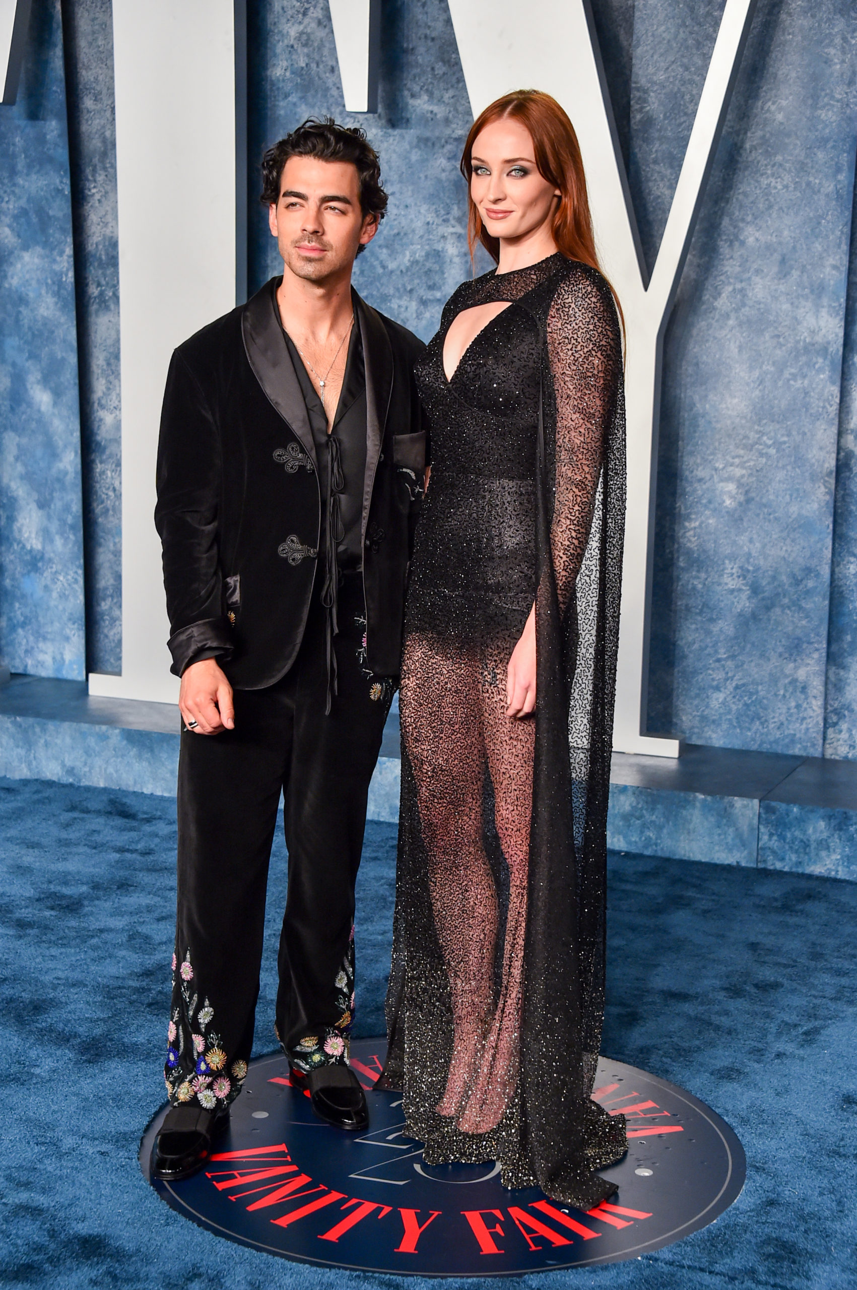 Sophie Turner Goes Sheer For Oscar Party Date Night With Husband Joe Jonas:  Photo 4907454, 2023 Oscars Parties, Joe Jonas, Sophie Turner Photos