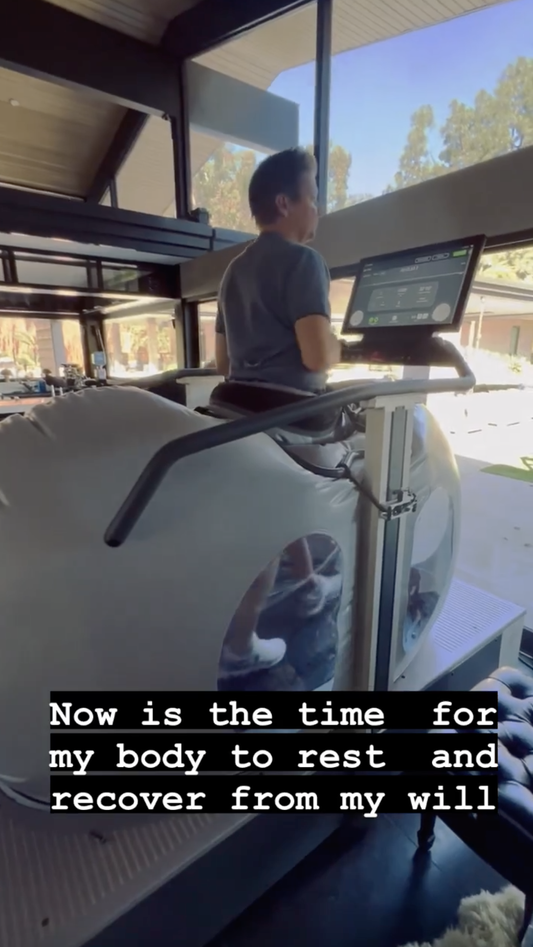 Jeremy Renner Walks On Anti-Gravity Treadmill Nearly 3 Months After Snowplow Accident