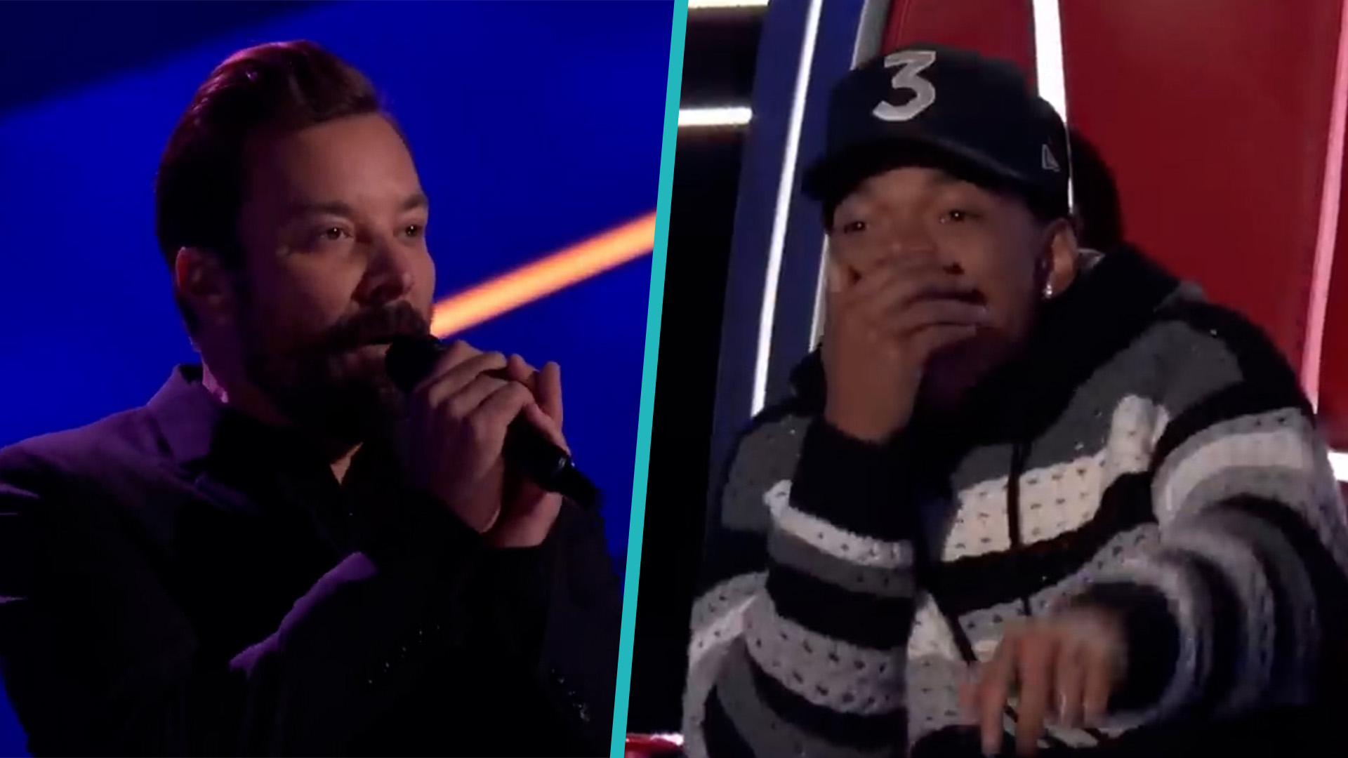 'The Voice' Coaches Shocked When Jimmy Fallon Pranks Them With Blind