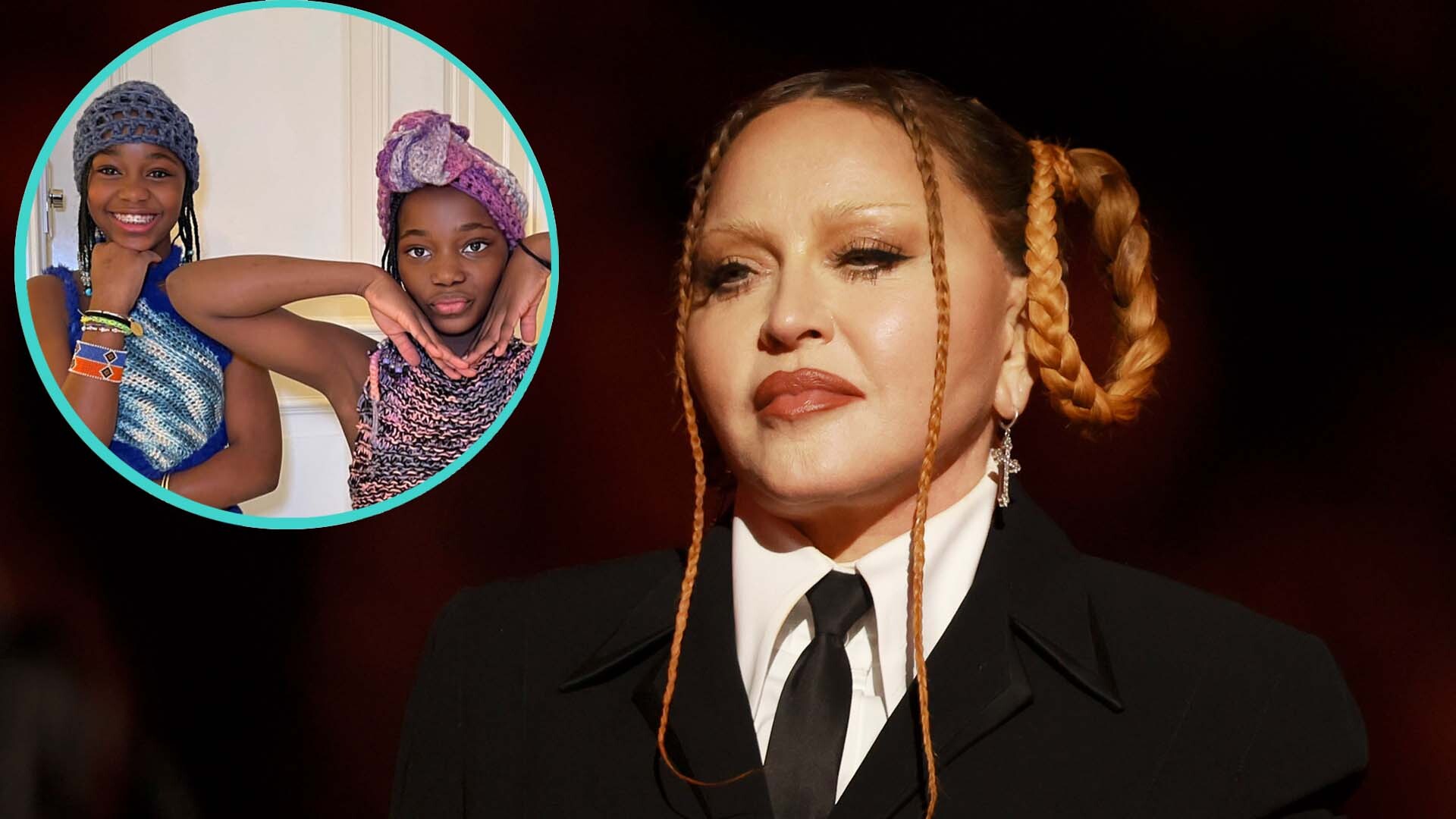 Madonna’s Twins Estere & Stella Rock ‘Cute Crochet Fit’ They Made